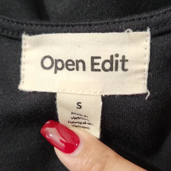 NWT! Open edit Nordstrom black dress - Picture 8 of 9